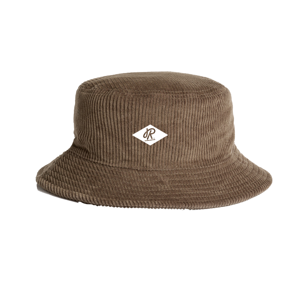 Cord Bucket Hat - Walnut